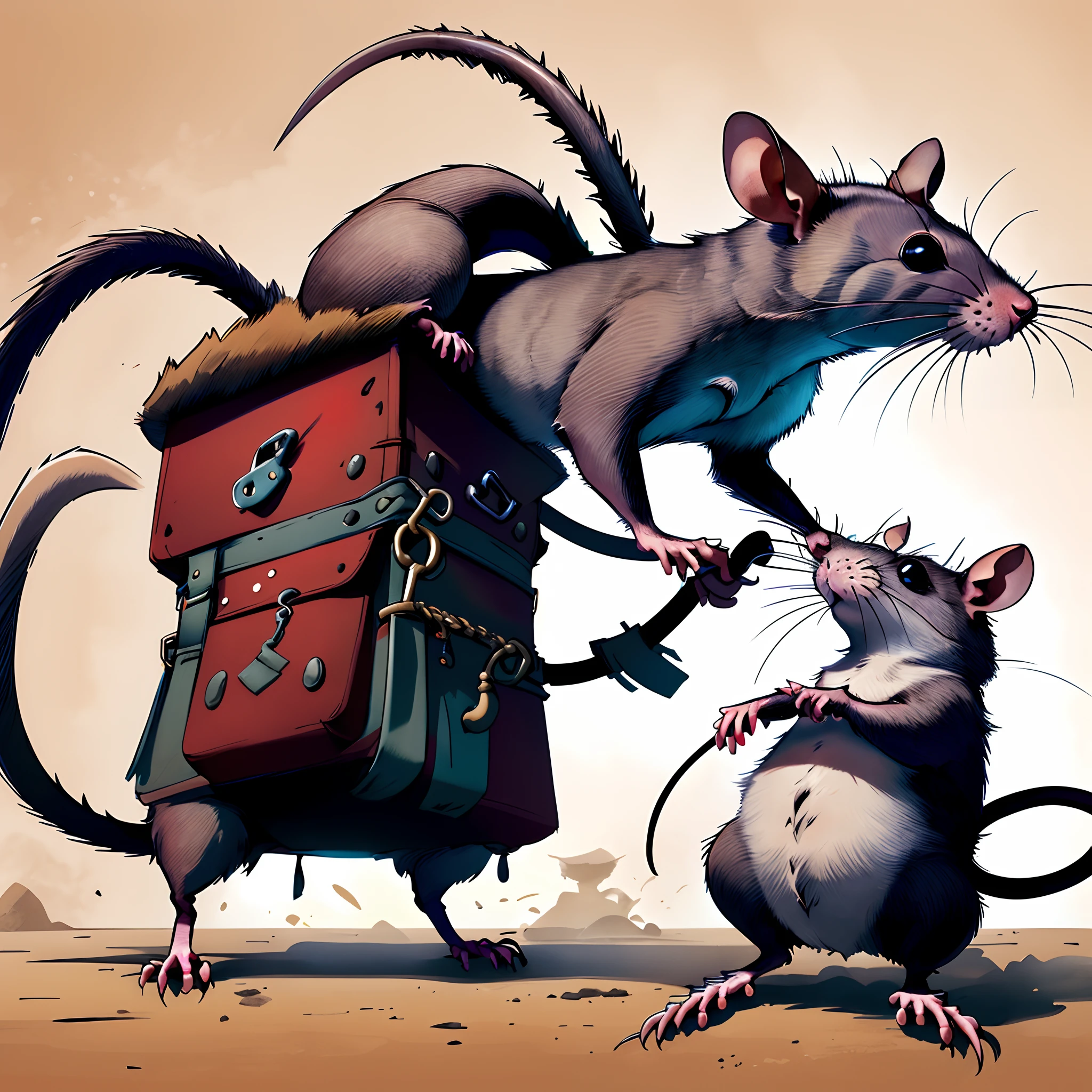 Rat chauffant