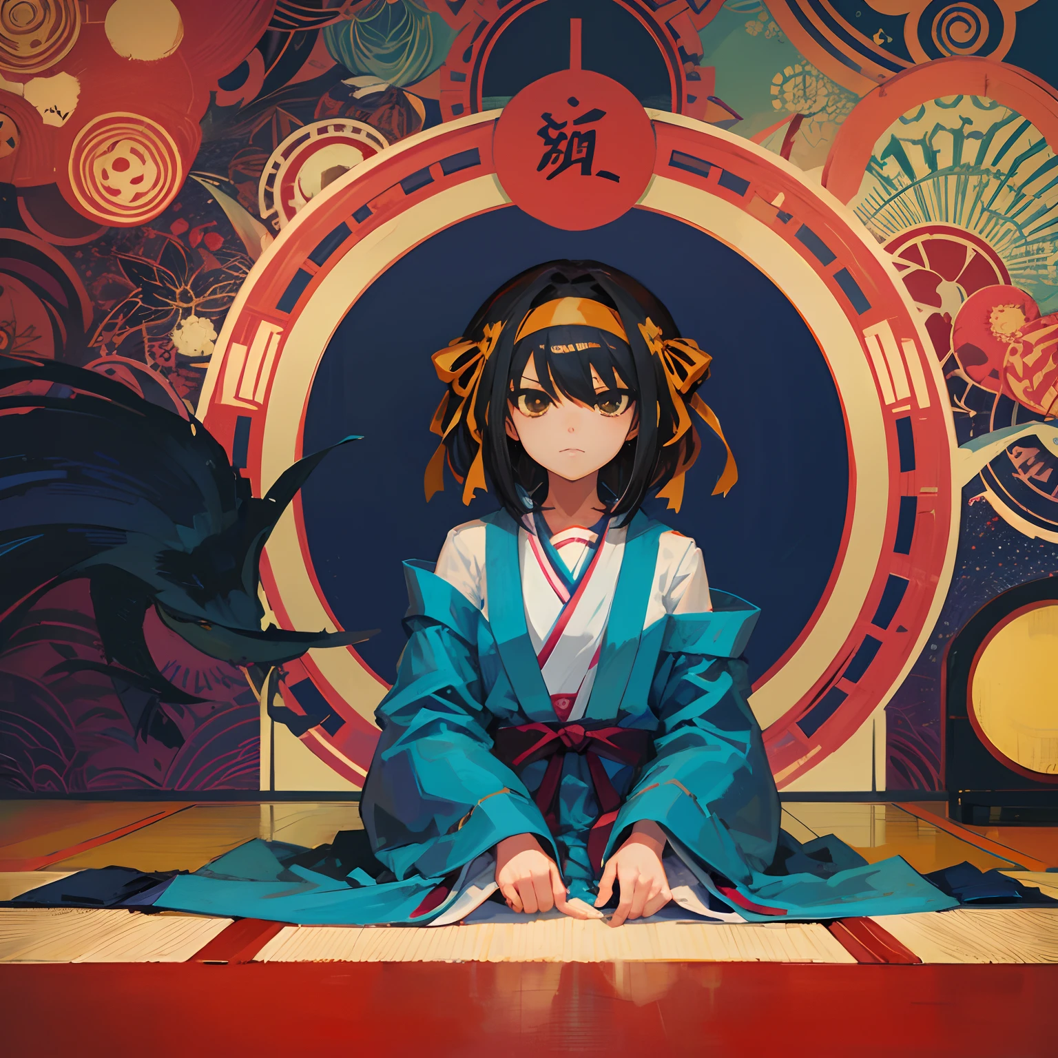 frontage　suzumiya haruhi　Zazen　Mandala background