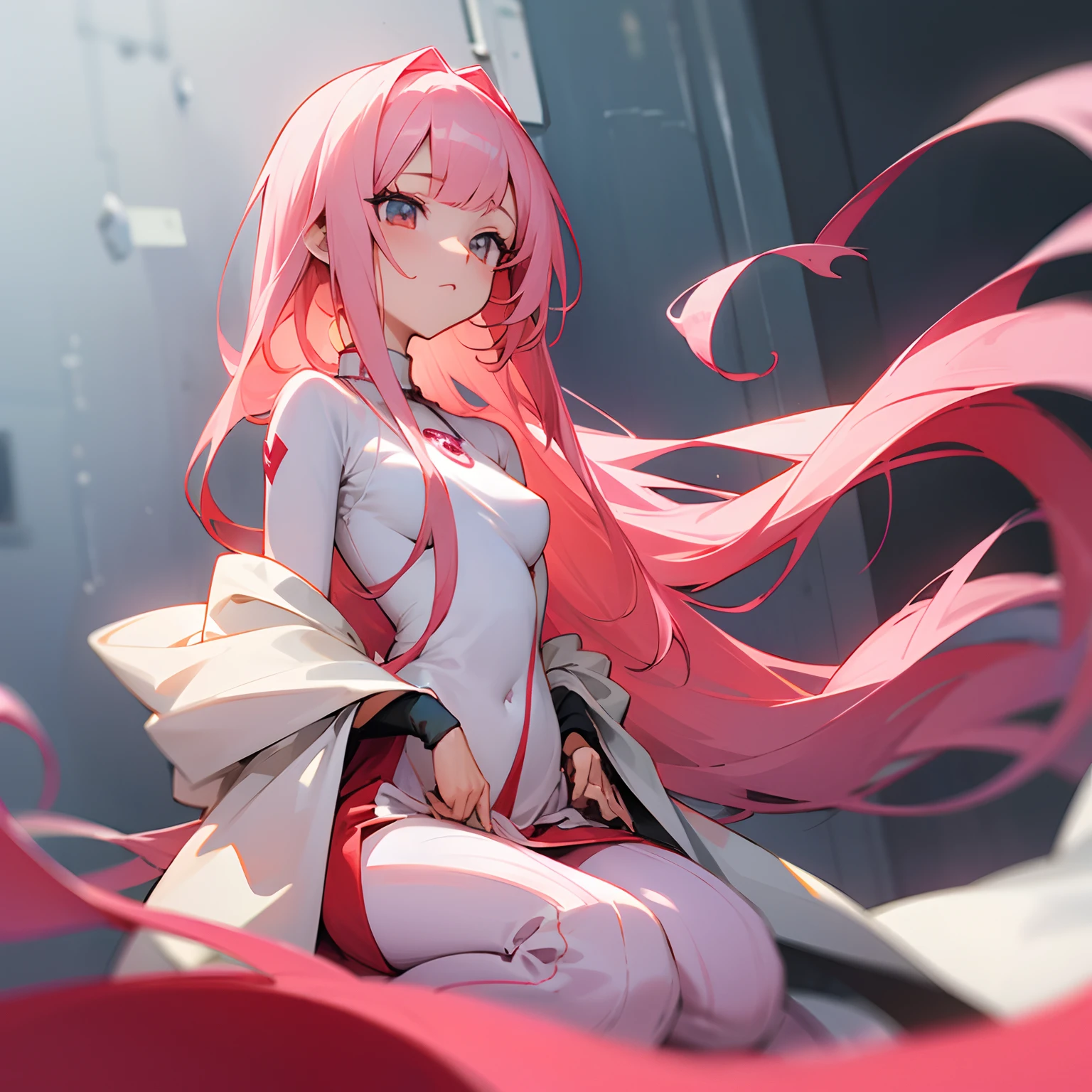 zerotwo, zero two, (blue eyes:1.5), horns, long hair, pink hair, red horns, Naked, masturbation, sci-fi in the space room, space, night looking at masturbating  Best quality, high resolution, unity wallpapers 8k, (illustration:0.8), (detailed beautiful eyes:1.6), extremely detailed faces, perfect lighting, extremely detailed CG, perfect body (perfect hands, perfect anatomy),