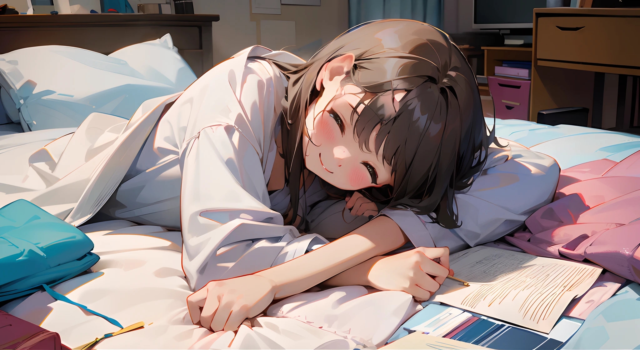 High-definition images、a smile、Happy expression、glad、cute little。