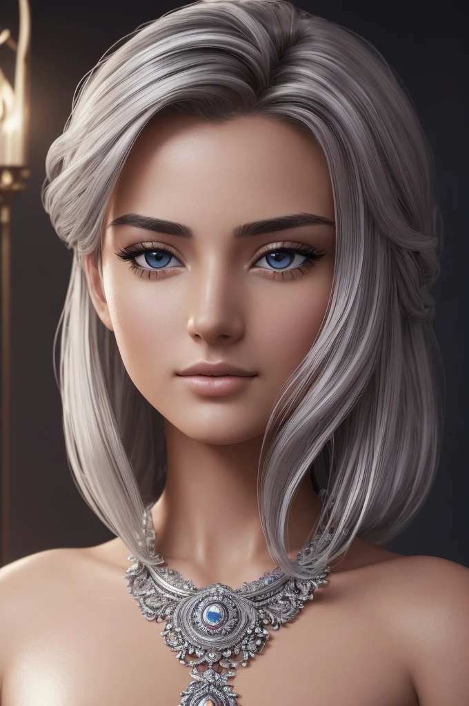 (masterpiece), best quality, expressive eyes, perfect face,(photorealistic:1.4), (masterpiece, sidelighting, finely detailed beautiful eyes: 1.2), masterpiece*portrait, realistic, 3d face, glowing eyes, shiny hair, lustrous skin, solo, shy, (midriff),short hair ,ponytail,1girl, female knight ,looking at rose in hand, blush,(Extreme Detail CG Unity 8K wallpaper, masterpiece, highest quality), (Exquisite lighting and shadow, highly dramatic picture, Cinematic lens effect),silver gray hair color, (excellent rendering)