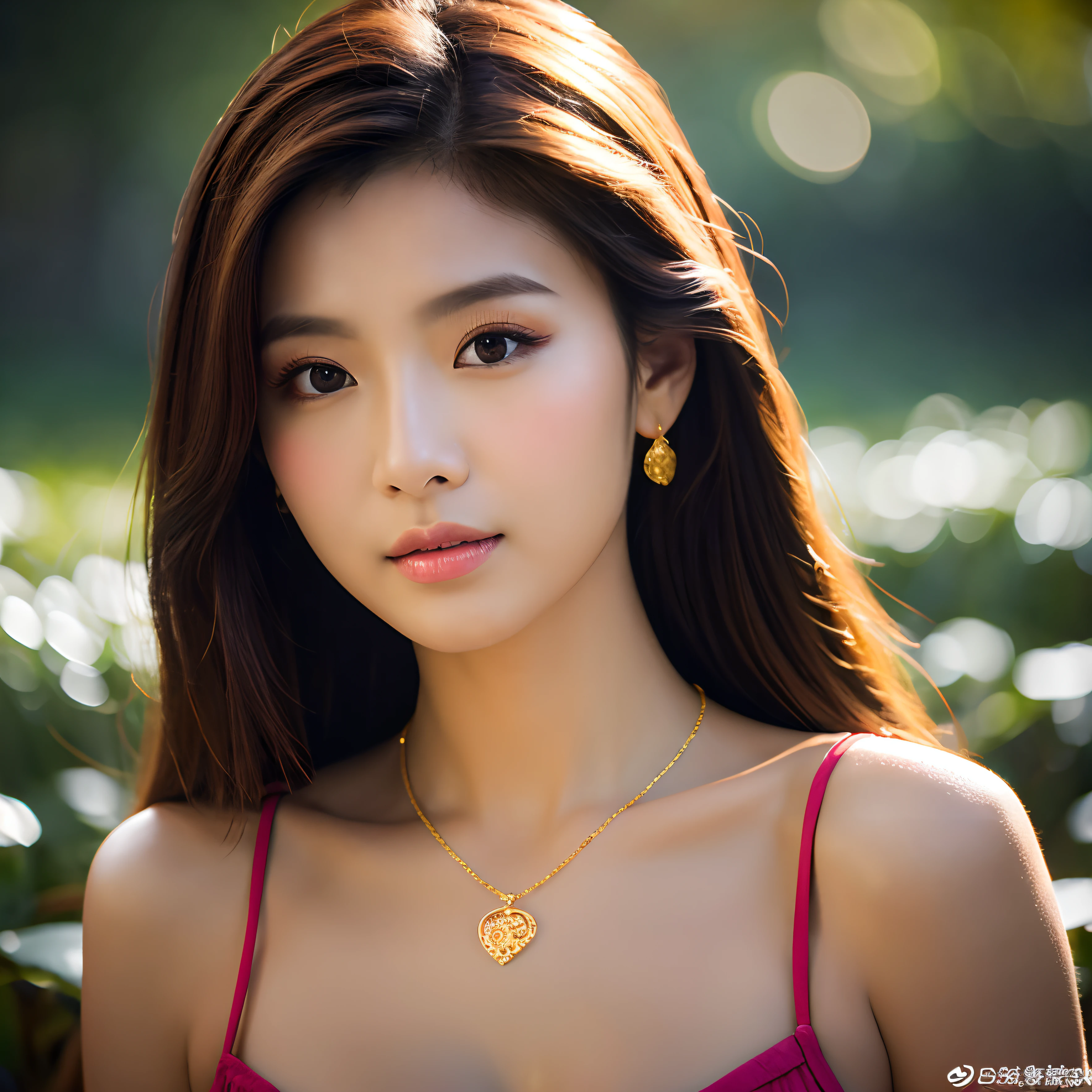 middle long shot of beautiful apsara Thai girl, perfect body and finger, detailed, 8k, realistic, Asian