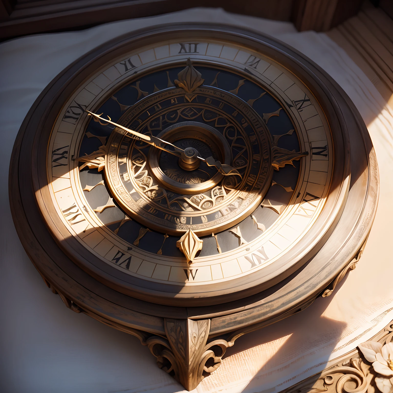 (Best quality,4K,A high resolution,Masterpiece:1.2),Ultra-detailed,(Realistic:1.37),(hdr),Antique sundials,Weathered stone,detailed carvings,Timeless vintage,Stale and rustic,Ancient craftsmanship,shadows and light,Historical artifacts,Classic chronograph mechanism,Nostalgic,Charm,retro aesthetic,Weathered beauty,Ancient clocks,Aged elegantly,Stone carving and craftsmanship,Precise marking,Entwined vines and flowers,entry,Weathered beauty and personality,Backyard Point of Contact,ornate detail,A symbol of eternity,Harmony between past and present,Engraving calligraphy,artistic design+"]