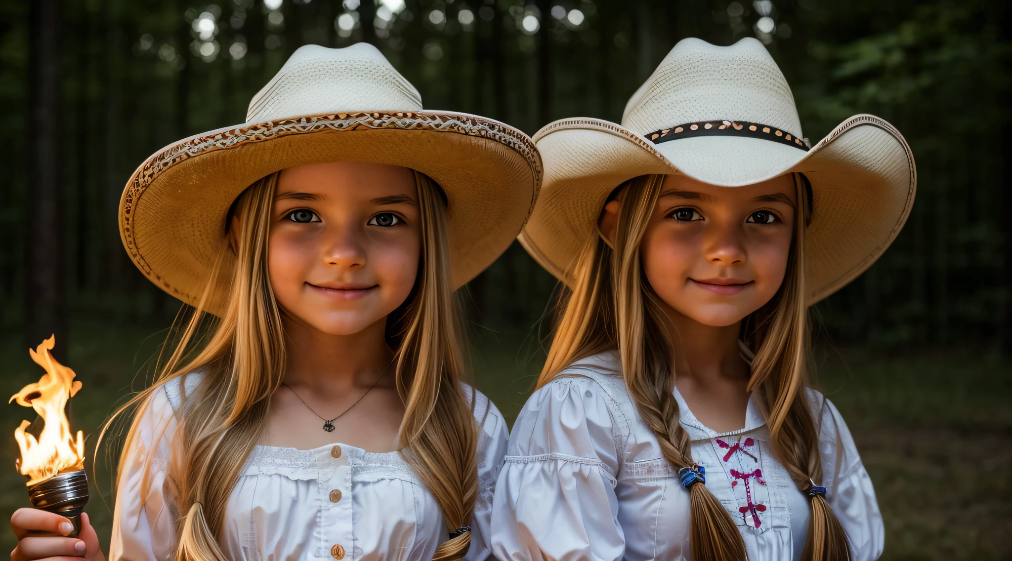 BLOND  girl in a cowboy hat holding a flashlight fire light and GLOBAL FIRE, segurando uma lanterna, Vaqueira, menina sob lanterna, Cowgirl ocidental, vestido como um xerife ocidental, vaca-menina, jovem menina em roupas steampunk, Female cowgirl, Menina, Directed by: Linda Sutton, barnet, Uplighting, foto da menina, wearing a cowboy hat, next gen, retrato menina robusta