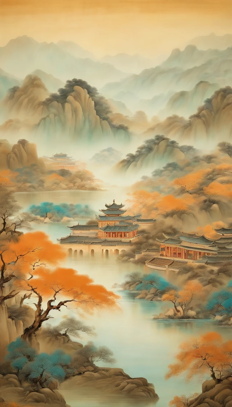 High-end simple Chinese National Day poster