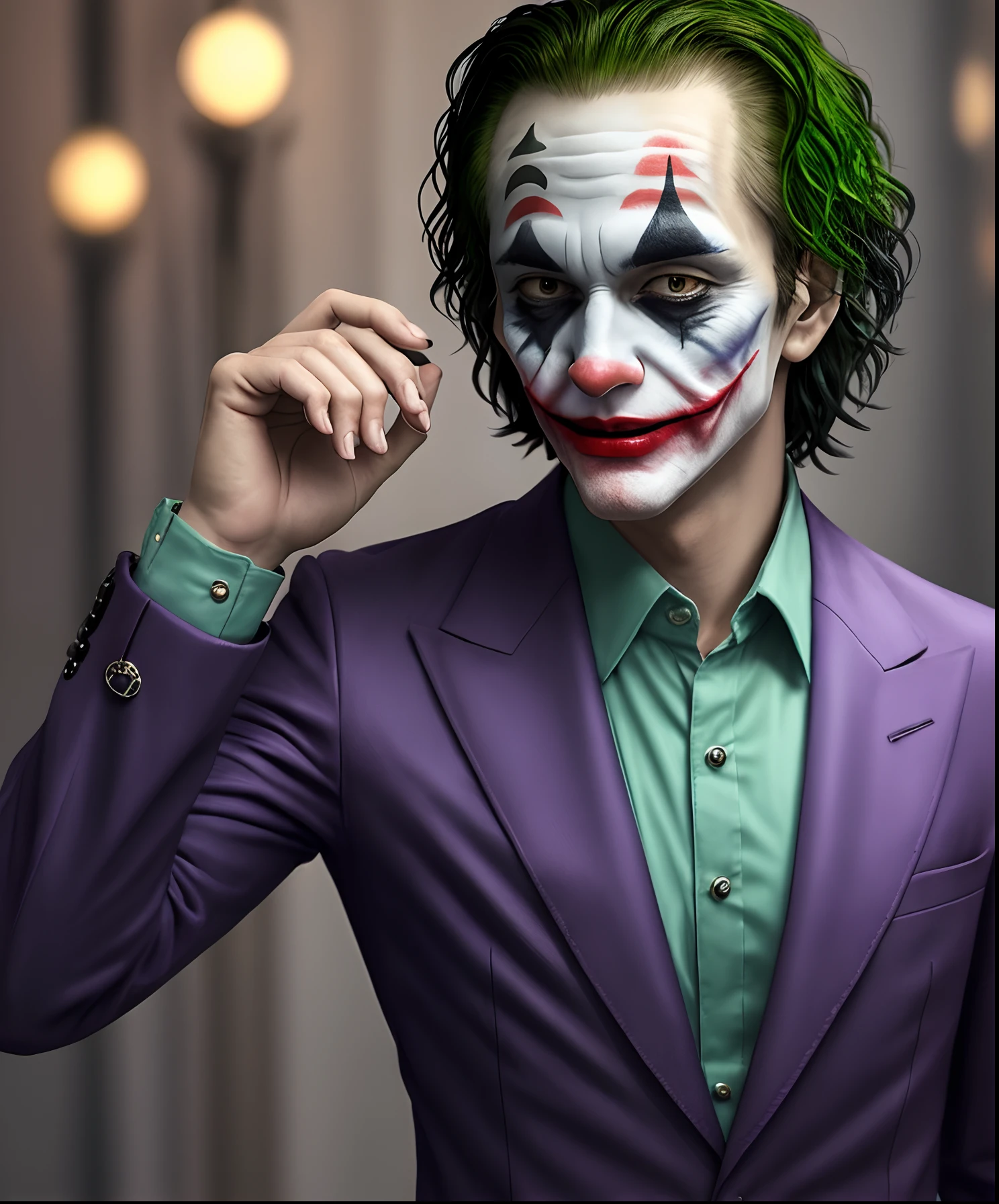 Imagine Actor Jared Padalecki as the Joker --auto --s2