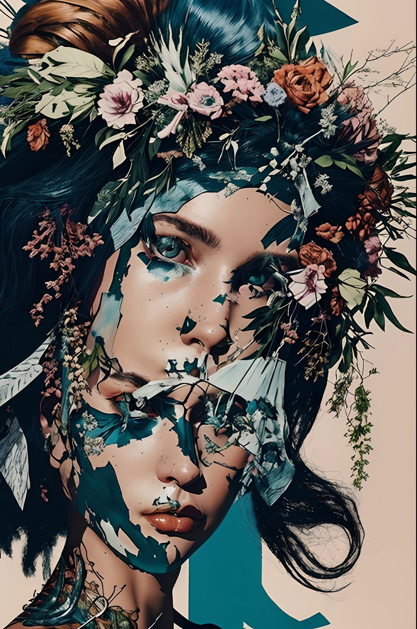 Greek Goddess Mixed-Race Punk Arty Feminist Paris 2023 Cyber