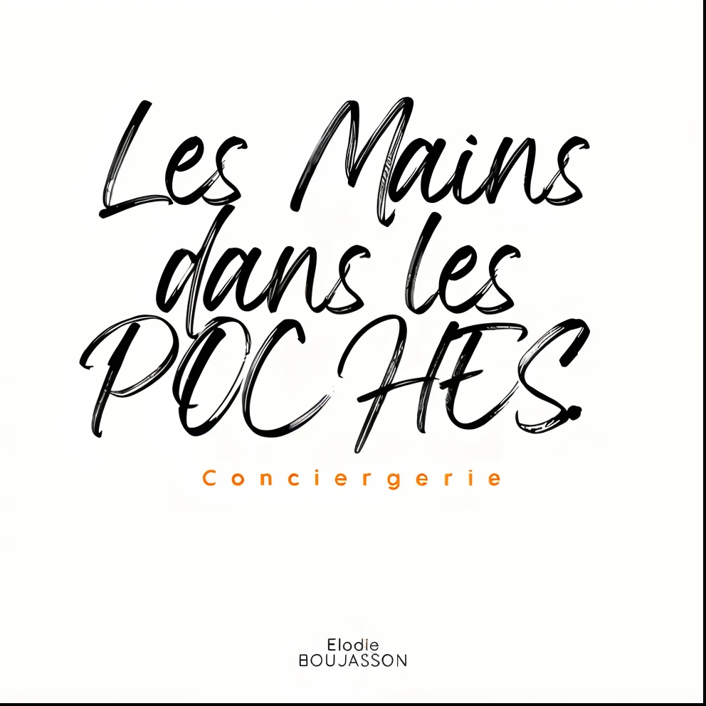 me sublimer ce logo de facon moderne, professionnel et fun pour l'image d'une conciergerie tenue par une personne jeune, dynamique et professionnel