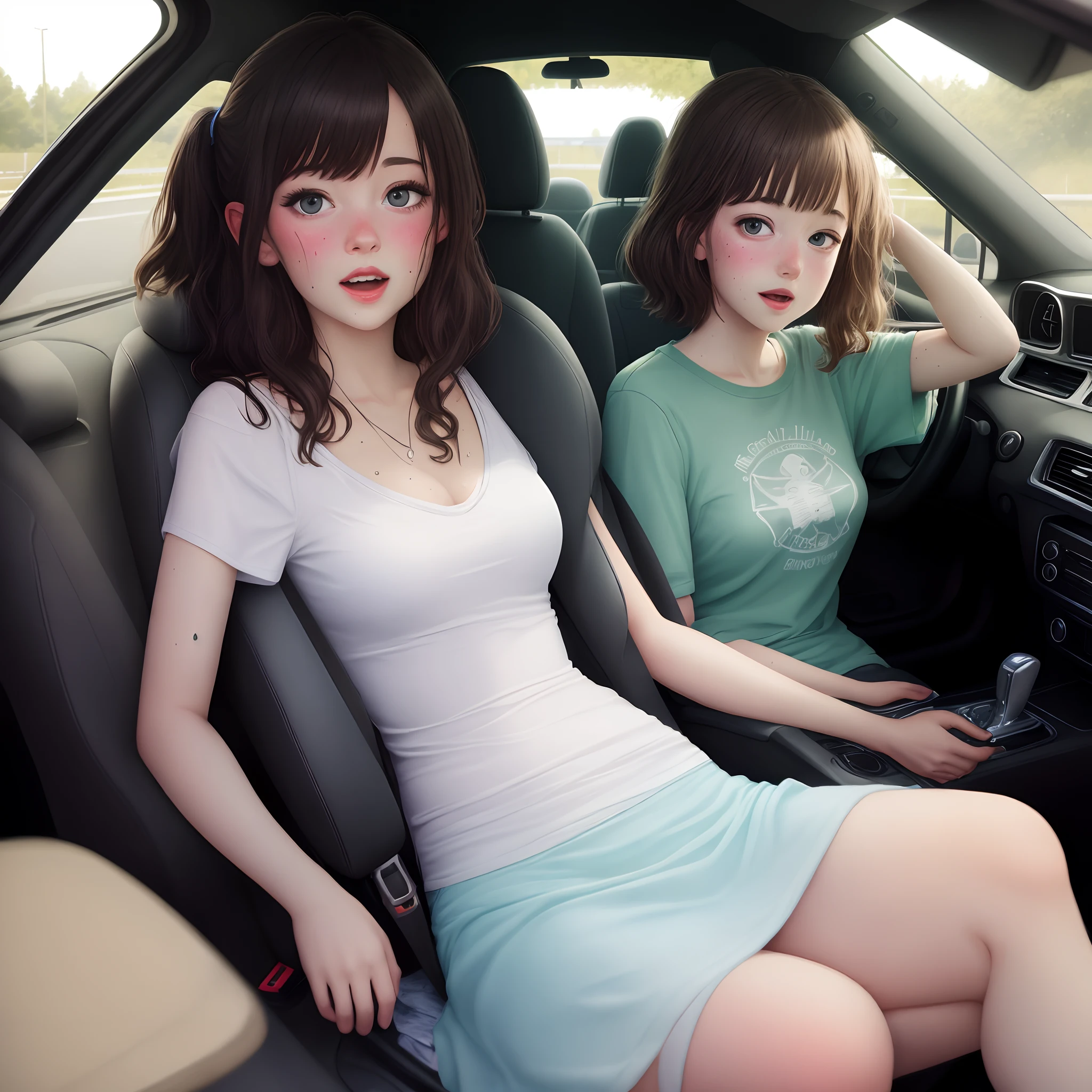 Jude Bellingham inside of a car sweating