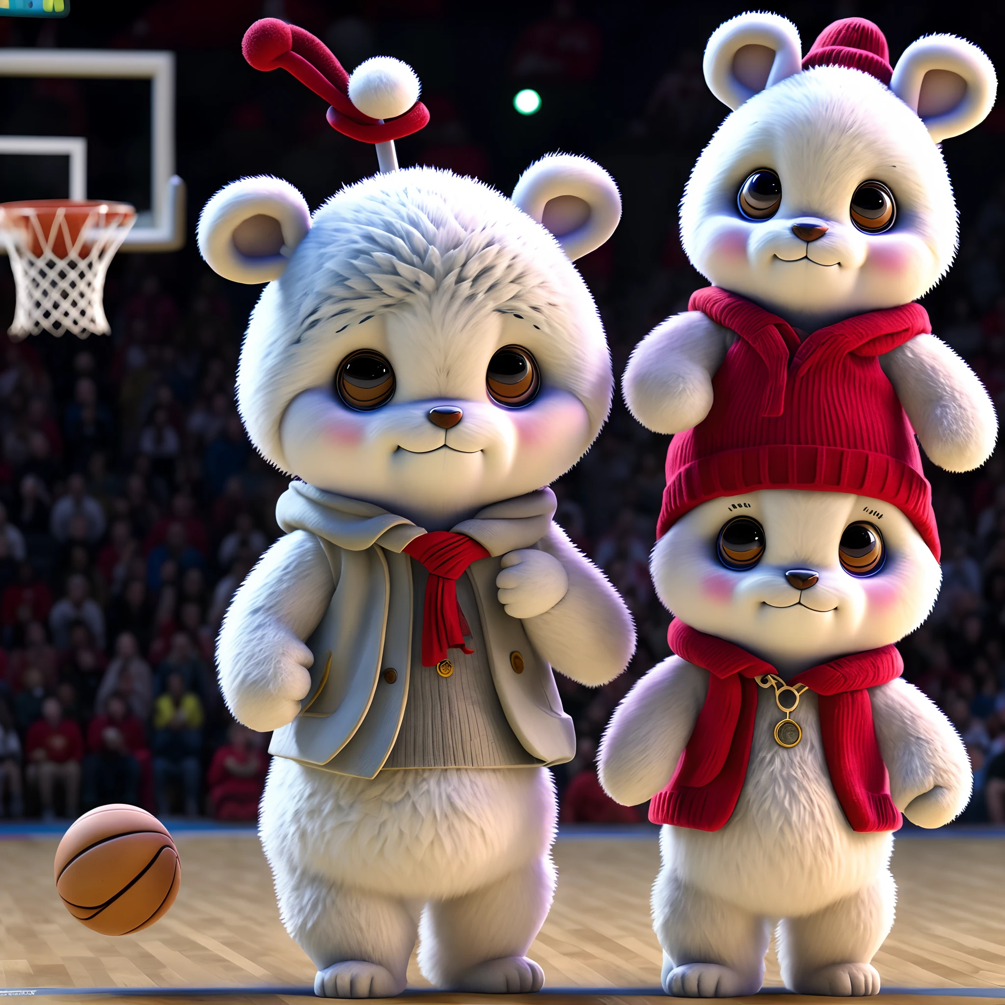 Rat wearing a five nights at Freddy’s costume while dunking on Labron James