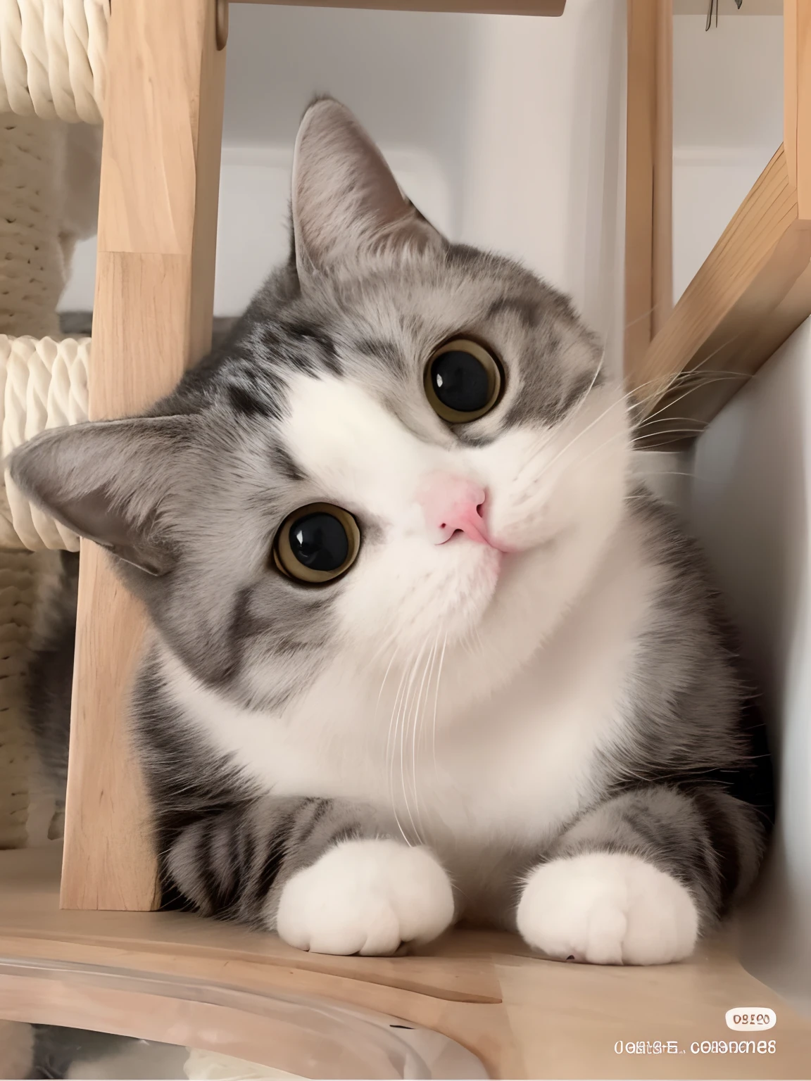 There was a cat sitting in a chair looking at the camera, A cute cat, big round cute eyes, Cute cat, with cute doting eyes, with a big head,Big eyes, adorable big eyes, Big cute eyes, cute round slanted eyes, adorable big eyes, dream animal cute eyes, Kawaii cat, cute cat photo, cute and friendly eyes