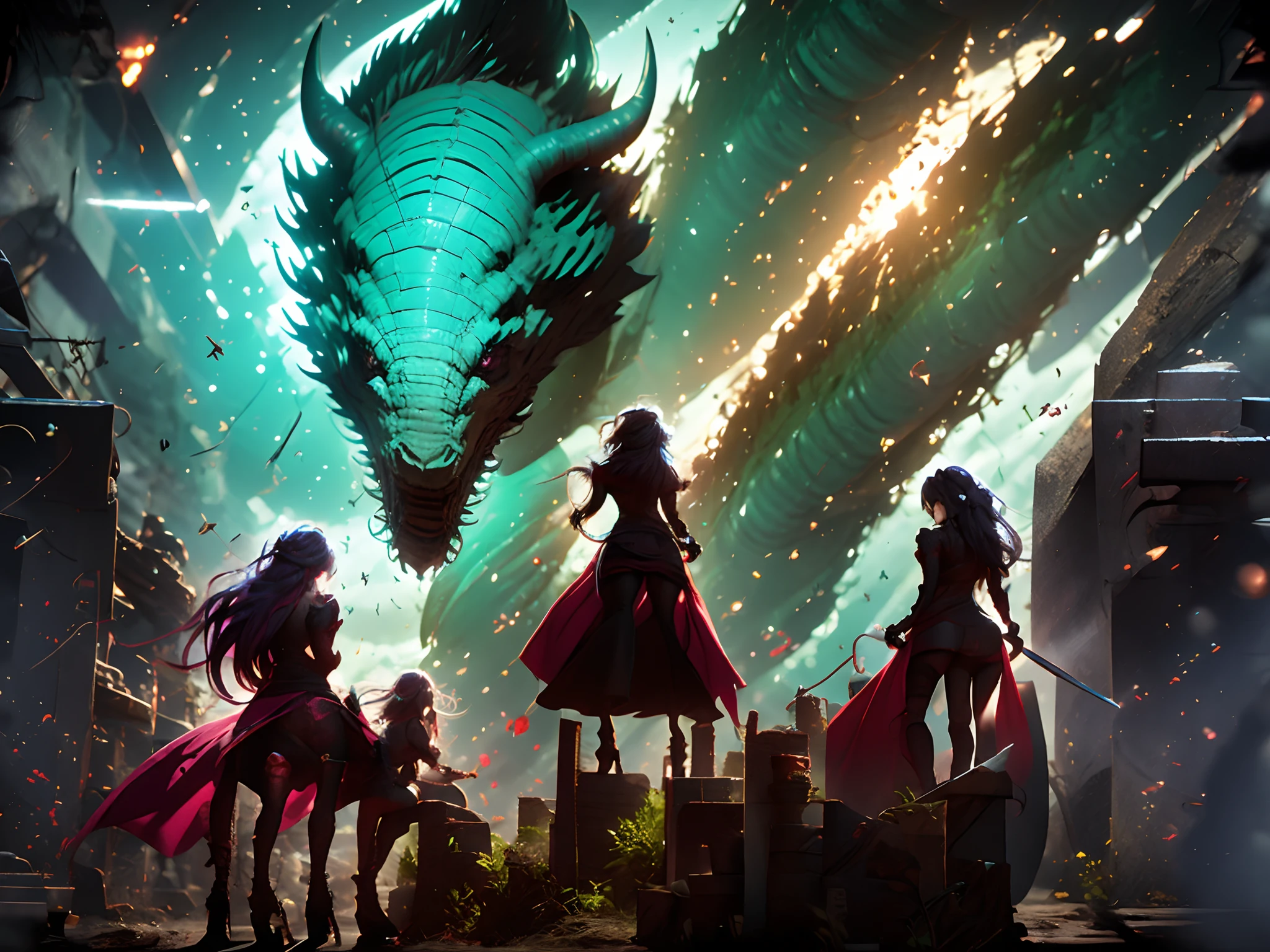 2 girls, animification, hiquality, Game, League of Legends, Preview the broadcast, Cards Money 2 Trunks, Art,