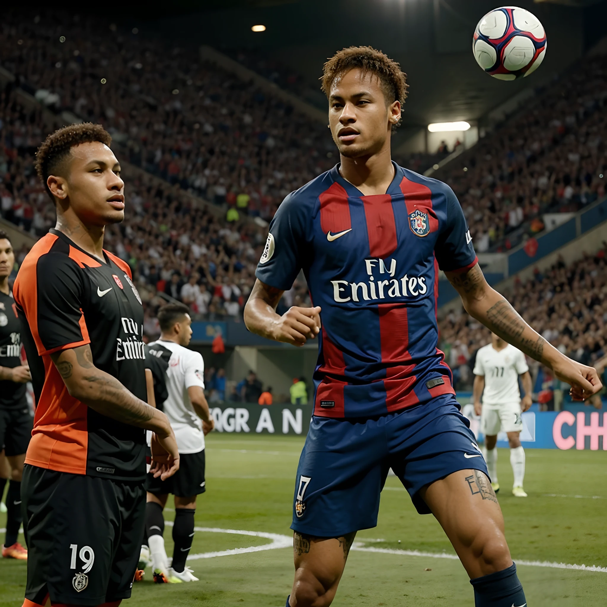 Neymar jogando psg fazendo gol