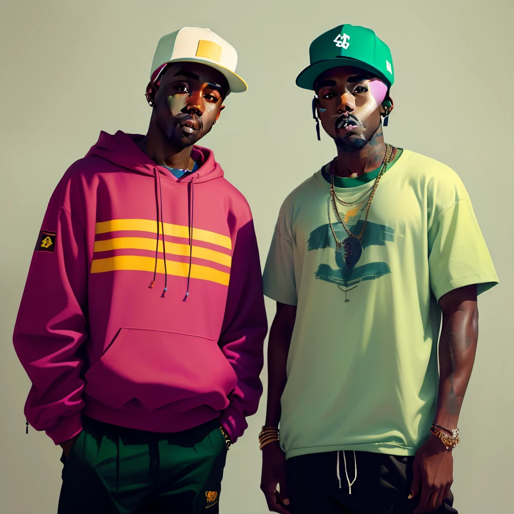 Tyler the creator and kanye west hanging out