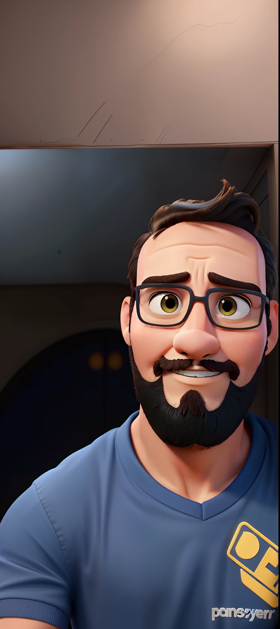 Um homem estilo disney pixar, alta qualidade, moreno claro, melhor qualidade