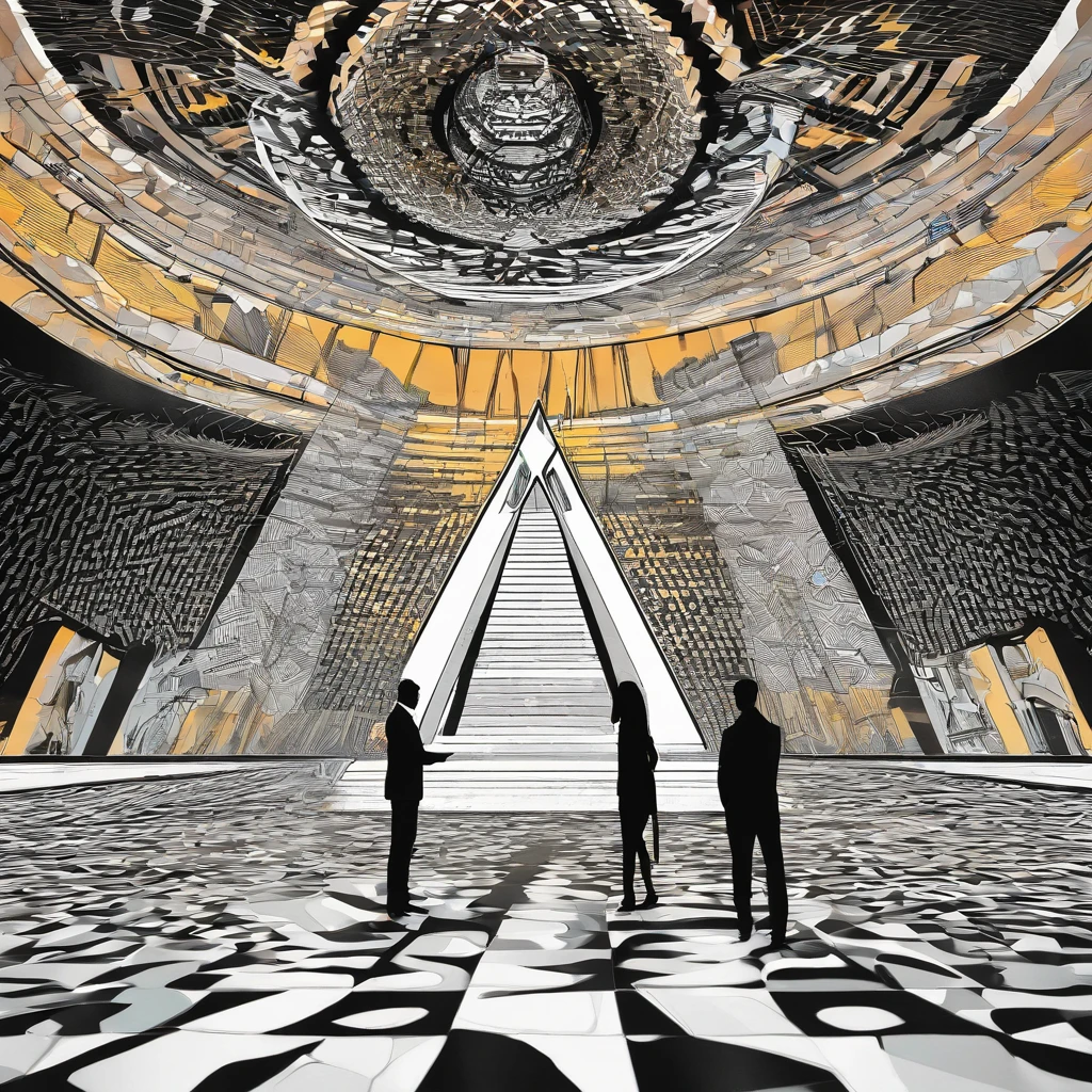 ((ambiance hypnotique)), Deux momies égyptiennes à l’intérieur d’une pyramide, Deux hommes qui ont l’air de danser, (effet psychédélique), représentation des dieux egyptiens,