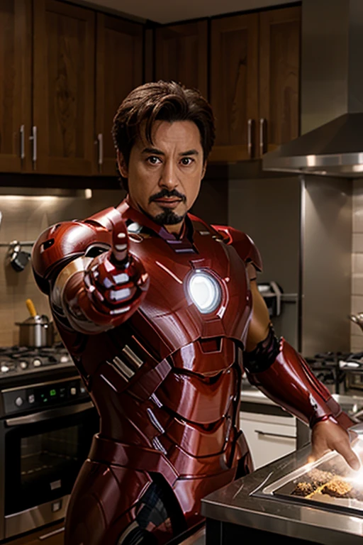 iron man super hero coocking