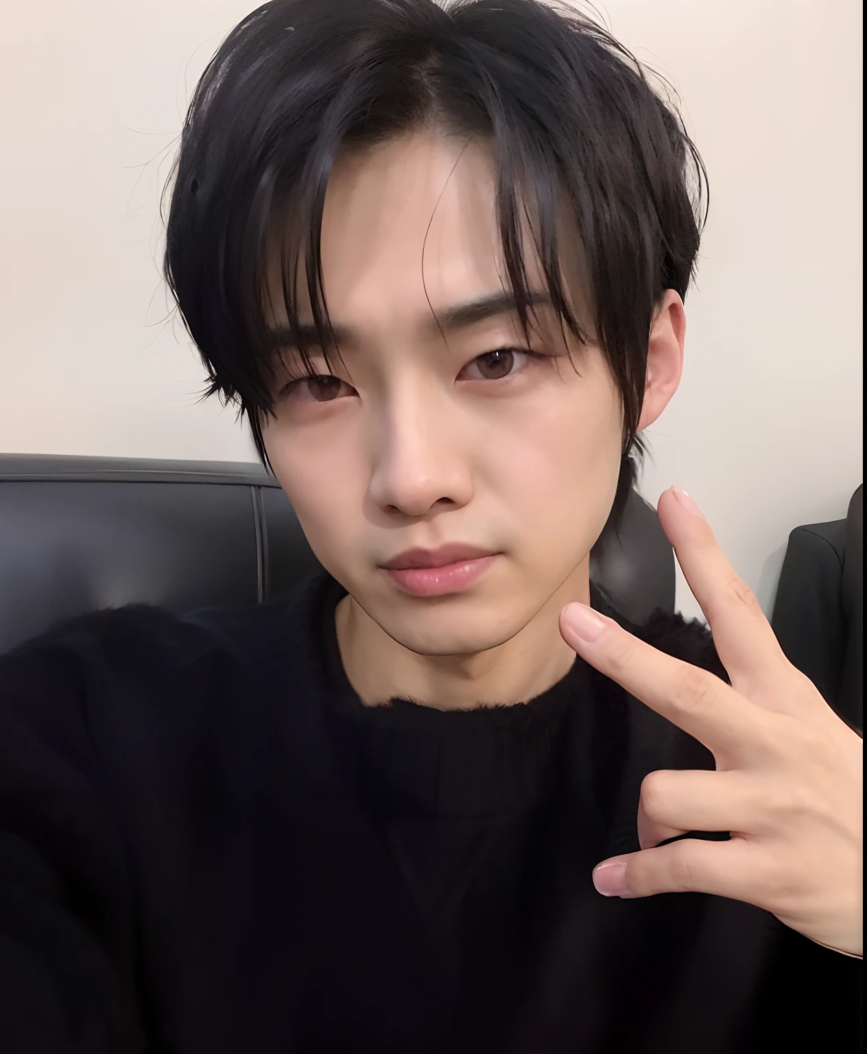 arafed asian man with a black sweater and a black sweater, kim doyoung, jung jaehyun, hyung tae, kousuke oono, jinyoung shin, taejune kim, fukaya yuichiro, hong june hyung, yanjun chengt, daisuke tsutsumi, yosuke ueno, jimin, tanaka suguru, kentaro