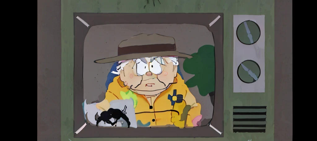 Dr Alphonse Mephesto from South Park on TV, In Seojoon Smith Style, South Park Style, by Matt Stone and Pierre Jean Smith, Korean Animation Film,