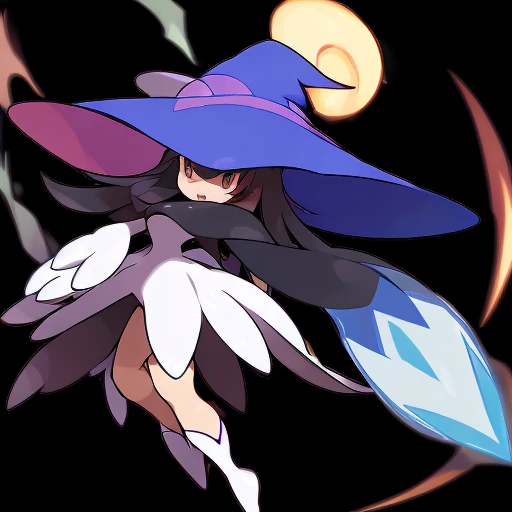 (((Best Quality))) , ((full body)), pkmn, witch, white,