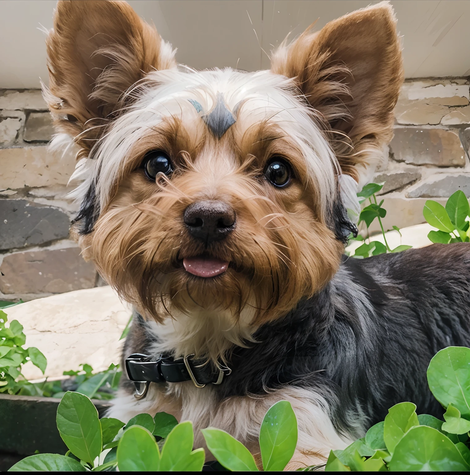 Here is the print with the realistic image of the yorkshire based on the photo I am providing, acompanhada do texto "Toddy" ao redor e com fundo transparente
