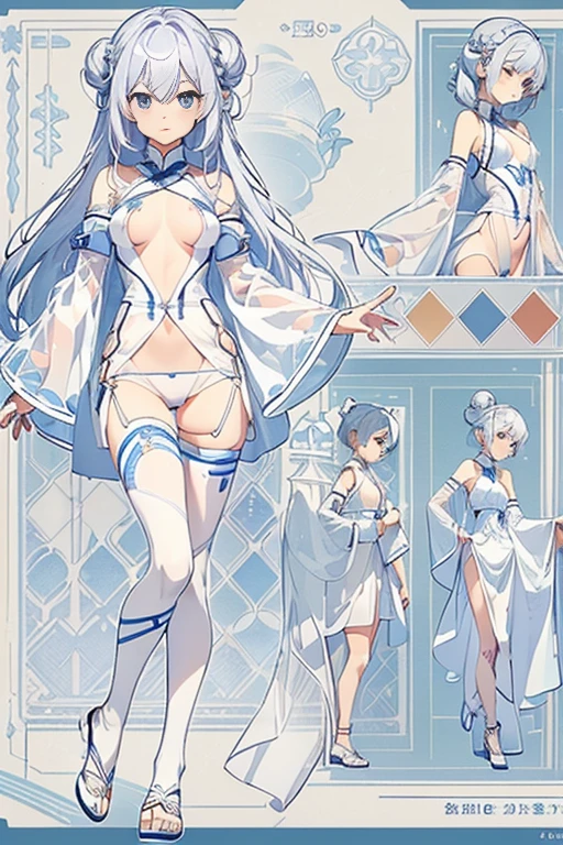 (Pee、pissing、Pee、pissing),(Highest image quality, high resolution, Masterpiece, Masterpiece, Maximum level, high resolution) (Drawing: Whole body) (number of people: 1 person) (gender: Slender, Nice and beautiful girl) (age: Little girl, 10 years old) (Skin color: Gorgeous white) (Hair color : Delicate white hair, Silver) (Hairstyles: Medium hair, Big buns) (face: Anime face, beautiful lovely) (Eyes: Deep and sparkling blue, slanty eyes) (Mouth: Slightly open) (Body type: Short stature, Slender, Medically correct, Young breasts, small ) (Limb shape: Slender, Medically correct limbs, 5 fingers) (Clothing: Short white cheongsam) (colors of clothing: Transparent, Transparent white ) (Clothing pattern: Intricate blue pattern) (Clothing movement: Waving in the wind) (Posture: Stand behind your back with your hands folded),(Clear crotch),virgina,with no underpants,No underwear,No tights,ssee-through,camel-toe,Camel hooves