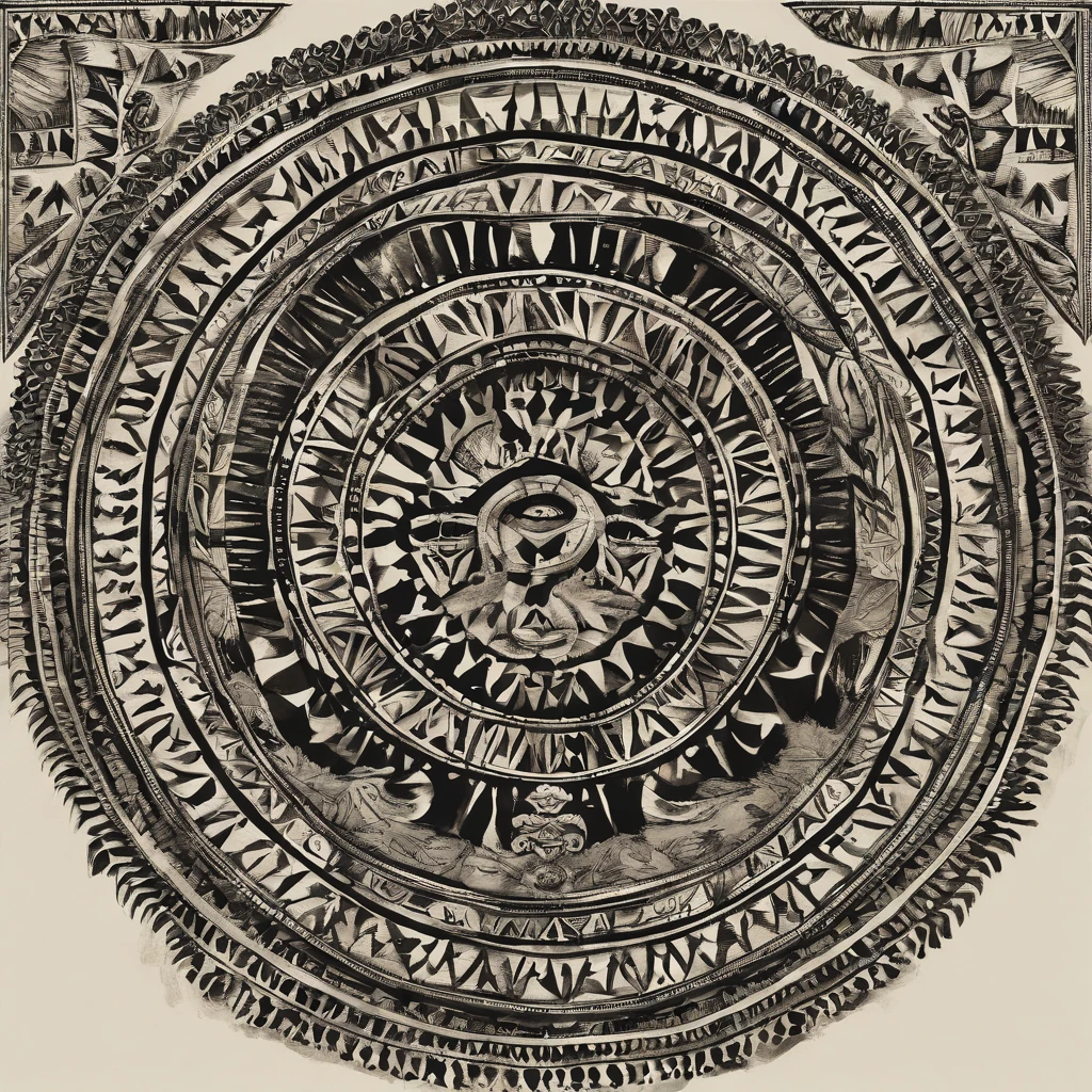 ((ambiance hypnotique)), Deux momies égyptiennes à l’intérieur d’une pyramide, Deux hommes qui ont l’air de danser, (effet psychédélique), représentation des dieux egyptiens,