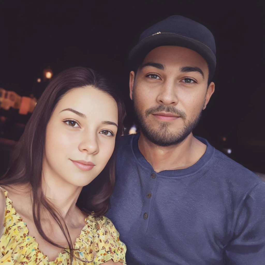 they are posing for a picture together in front of a building, lovely couple, profile picture 1024px, aykut aydogdu, they are in love, very very low quality picture, f / 1. 9 6. 8 1 mm iso 4 0, ayanamikodon and irakli nadar, couple pose, happy couple, high quality portrait