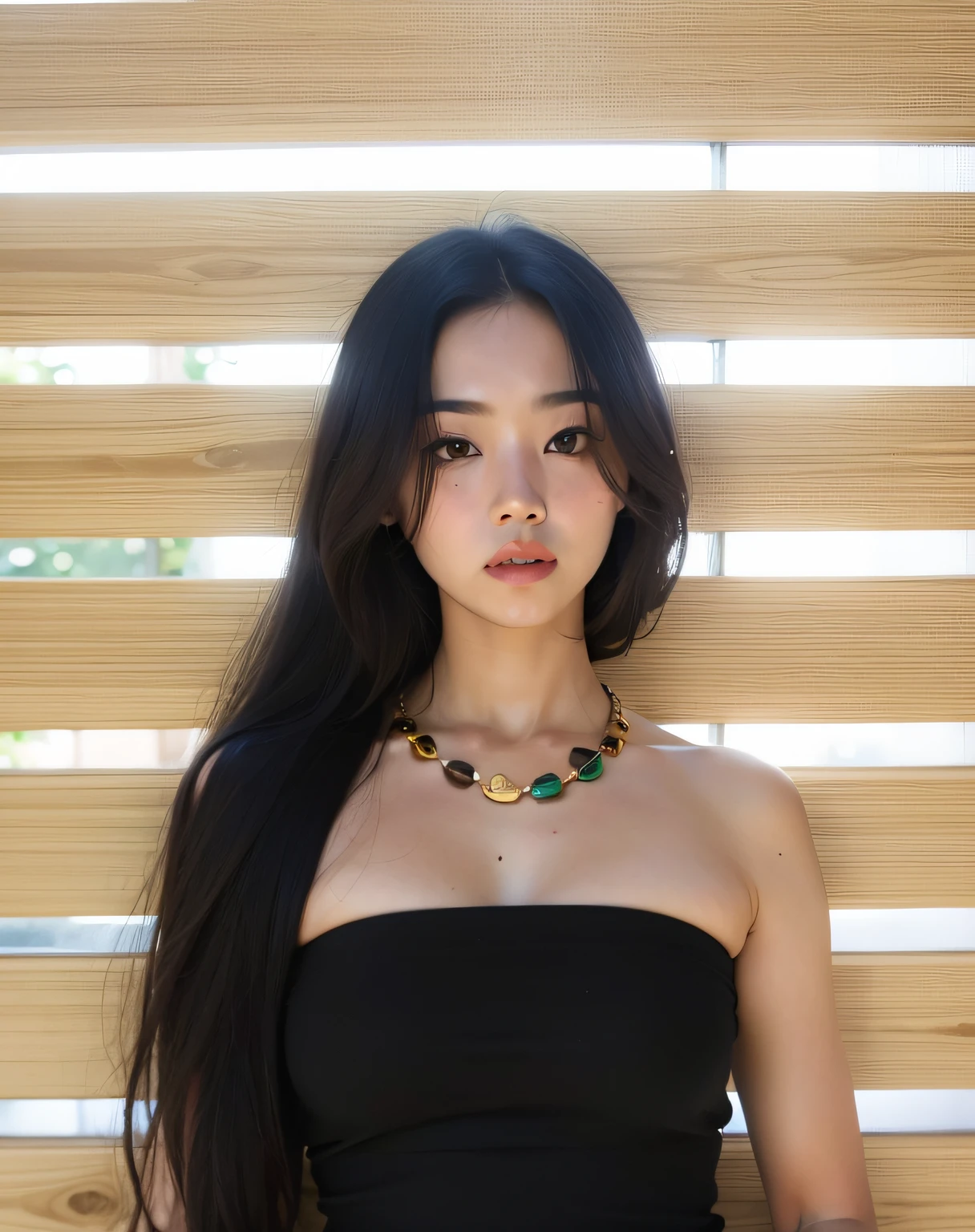mulher arafed com cabelo preto longo usando um vestido preto, linda mulher coreana jovem, a young asian woman, Gongbi, mulher coreana jovem bonita, female with long black hair, Mulher sul-coreana bonita, Asian girl with long hair, pale-skinned persian girl, menina coreana, Mulher coreana, an Asian woman, Retrato de Jossi de Blackpink