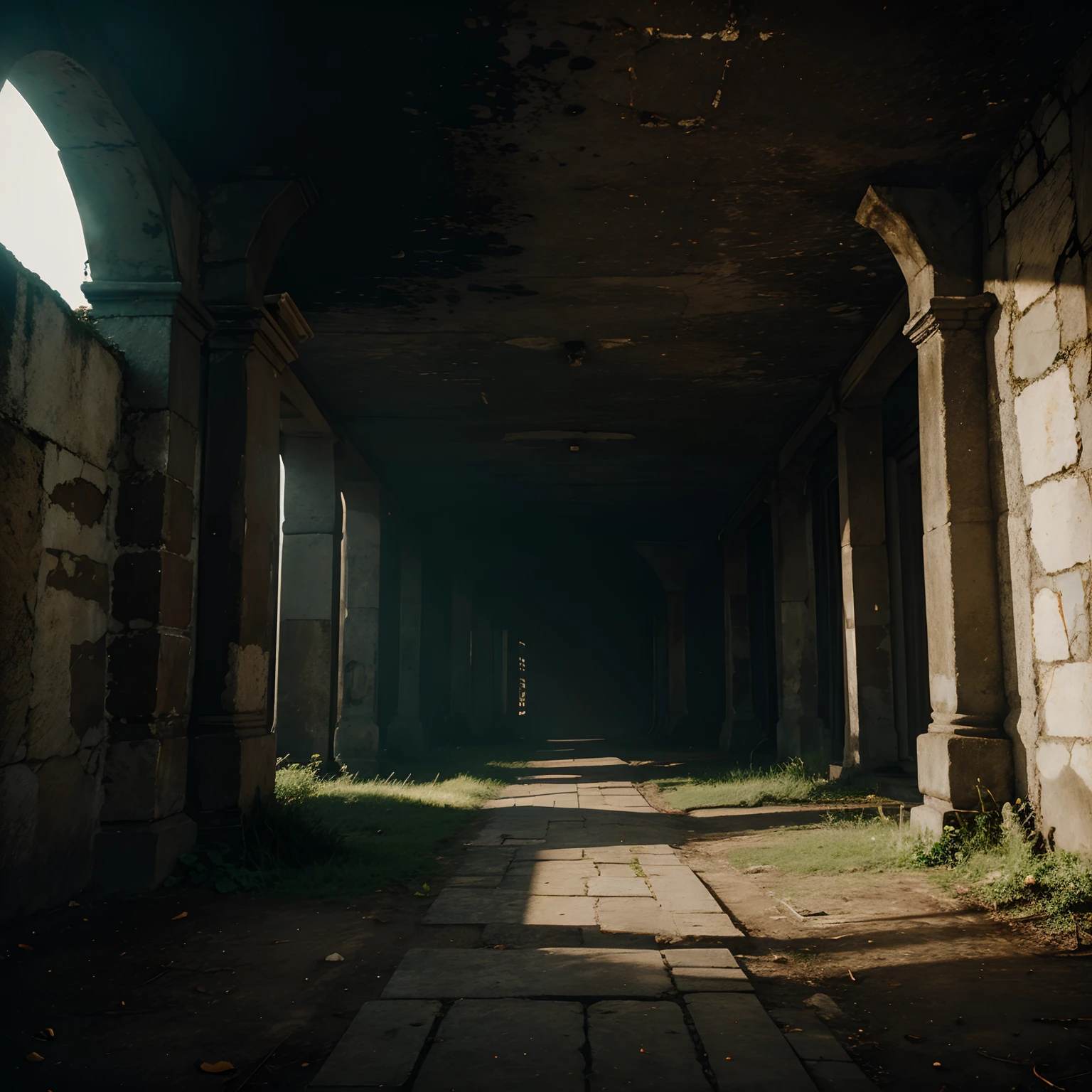 Mysterious place, realistic