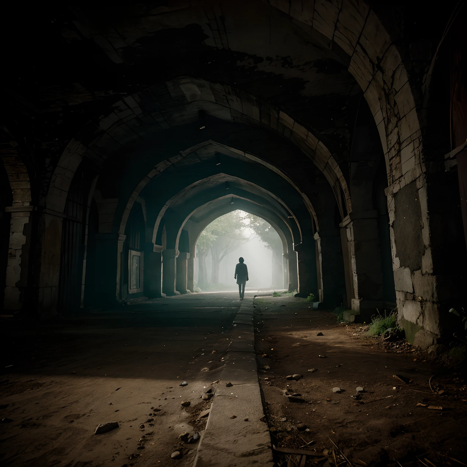Mysterious place, realistic