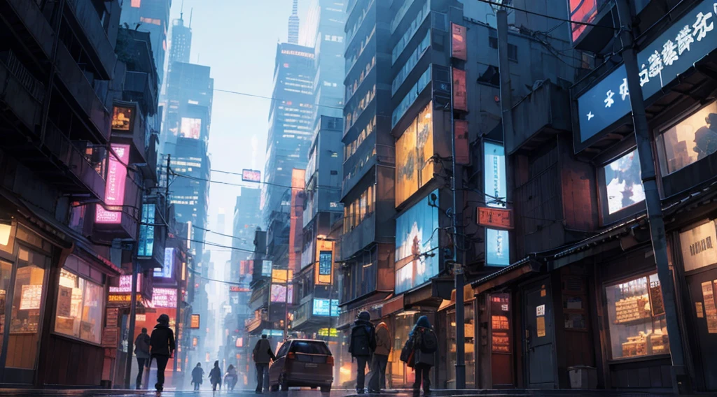 cyberpunk city