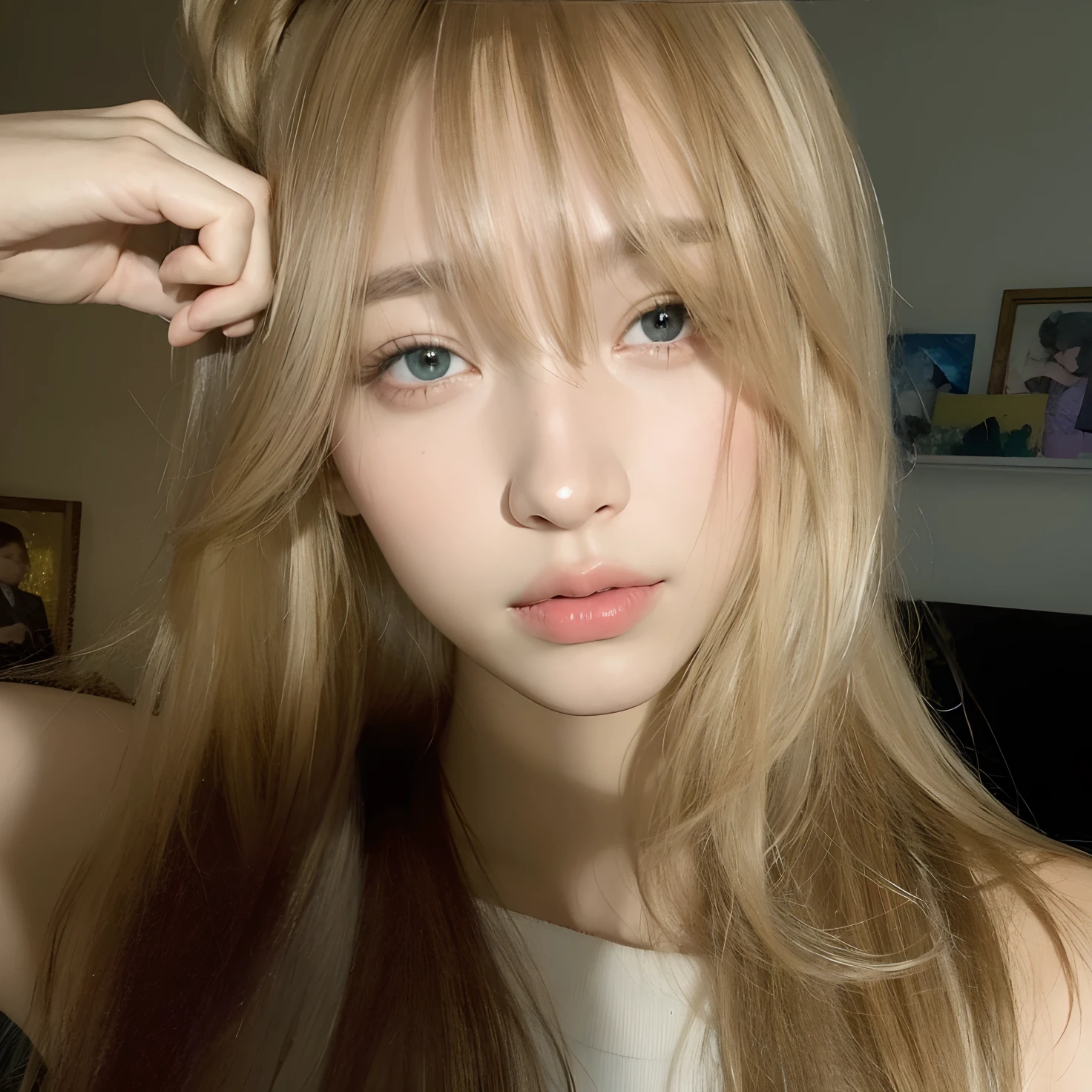 Best quality, masterpiece, ultra high res, (photorealistic:1.4), raw photo, 1girl, silver hair