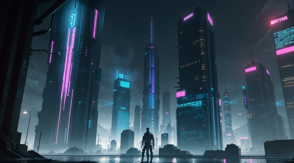 cyberpunk city