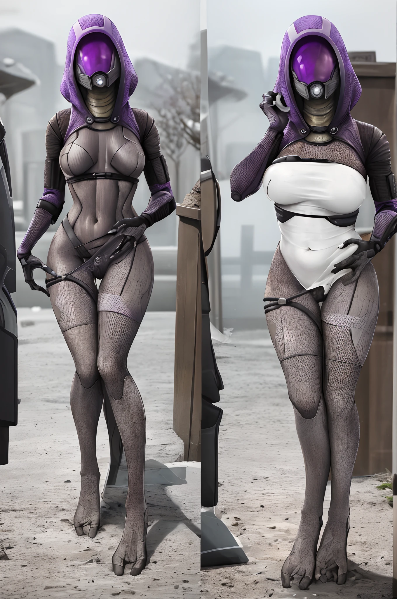 Tali zorah from mass effect, a sex scene drawn by@LVIthCorps   tali zorah explicit sexual , squeezing and grabbing, @LVIthCorps art style, LVI@FANBOXはじめました art style, flat shading, flat colors, Tali Zorah nar Rayya sex scene,