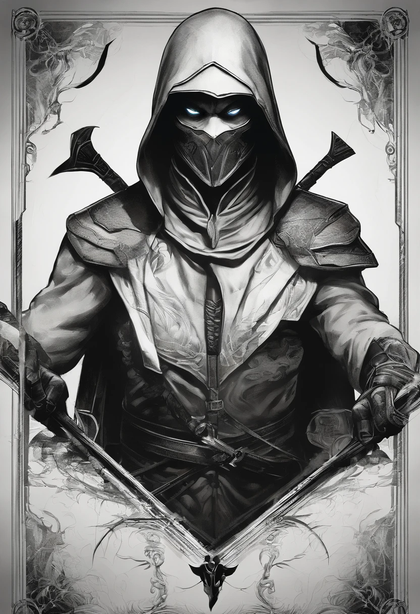 Envision a malevolent character in stark contrast to the ethos of Assassin's Creed. Picture this antagonist with piercing, glowing eyes that radiate an otherworldly malevolence. Dive into micro-details, highlighting sinister facial features and a malevolent grin that adds an eerie aura.
Imagine the character holding an archery bow, emphasizing the duality of skill and darkness. Capture the bow with meticulous detail, from the wickedly designed arrows to the malevolent energy emanating from the weapon.
Set the scene at night, shrouded in an eerie mood. Integrate a background of black smoke and fire, creating a chaotic yet captivating atmosphere. Illuminate the character with a subtle, unnatural light that enhances the ominous glow of their eyes.
Consider the play of shadows, using the night setting to accentuate the villain's menacing silhouette. Infuse the composition with an air of mystique, portraying the antagonist as a formidable force embodying the opposite of the noble Assassin's Creed character.
This detailed prompt aims to inspire a micro-detailed and visually striking depiction of an evil character with glowing eyes, wielding an archery bow, set against a backdrop of black smoke and fire in a night shot, creating a chilling and ominous atmosphere.