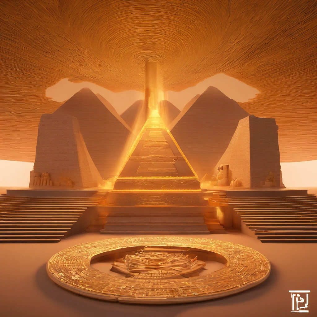 ((ambiance hypnotique)), Deux momies égyptiennes à l’intérieur d’une pyramide, Deux hommes qui ont l’air de danser, (effet psychédélique), représentation des dieux egyptiens,