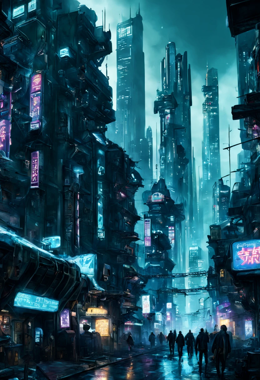 cyberpunk city