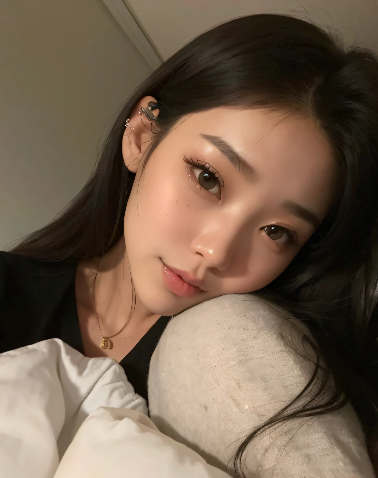 Araffe woman lying on a sofa with a stuffed giraffe, 18 anos, 1 6 anos, Wenfei Ye, Sha Xi, gemma chen, a young asian woman, ela tem cerca de 1 6 anos de idade, Lulu Chen, Asian girl, young asian girl, Gongbi, ela tem cerca de 20 anos, ela tem cerca de 2 0 anos