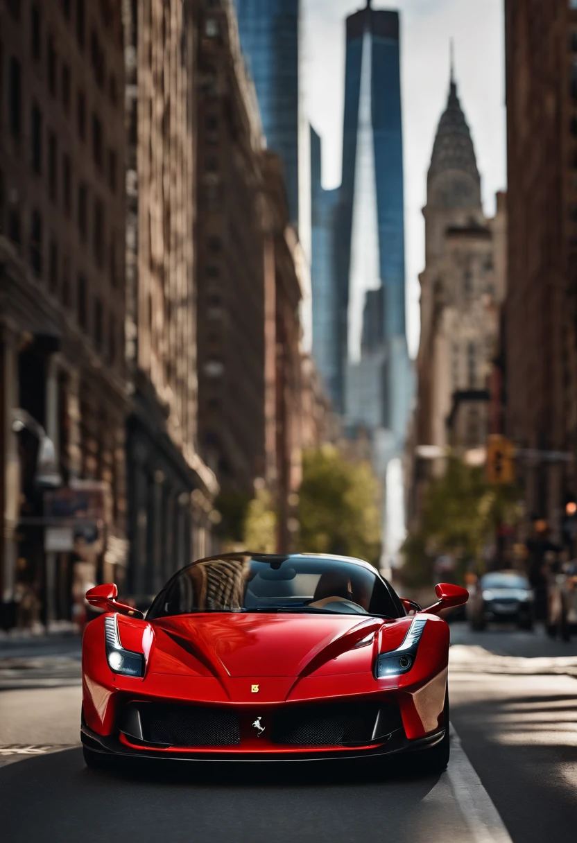 Visualize a stunning scene featuring a highly detailed FXX Ferrari gracefully cruising down the iconic Main Street in downtown NYC. Emphasize the sleek and perfect lines of this high-performance machine, capturing every curve and contour with meticulous precision.
Zoom in on micro-details, such as the reflection of city lights on the polished surface of the car, the intricacies of the Ferrari's aerodynamic features, and the play of shadows accentuating its powerful design. Highlight the fine craftsmanship of the Ferrari, showcasing details like the precision of the wheels, the gleam of the headlights, and the smooth, aerodynamic silhouette.
Set the background in the heart of downtown NYC, with towering skyscrapers lining the Main Street. Capture the vibrant urban atmosphere, with city lights reflecting off the car's exterior, creating a visually captivating and dynamic scene. Consider the traffic and city life surrounding the Ferrari, adding depth and context to the high-speed elegance of the car.
This detailed prompt aims to inspire a highly detailed and visually striking depiction of a FXX Ferrari cruising down Main Street in downtown NYC, focusing on perfect lines, micro-details, and the electrifying energy of the urban environment.