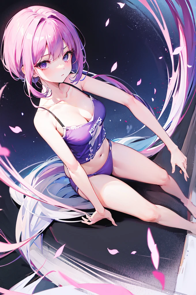Best Quality,masutepiece,full-body view、an animated character、camisole、heroine、Female Warrior、A sexy