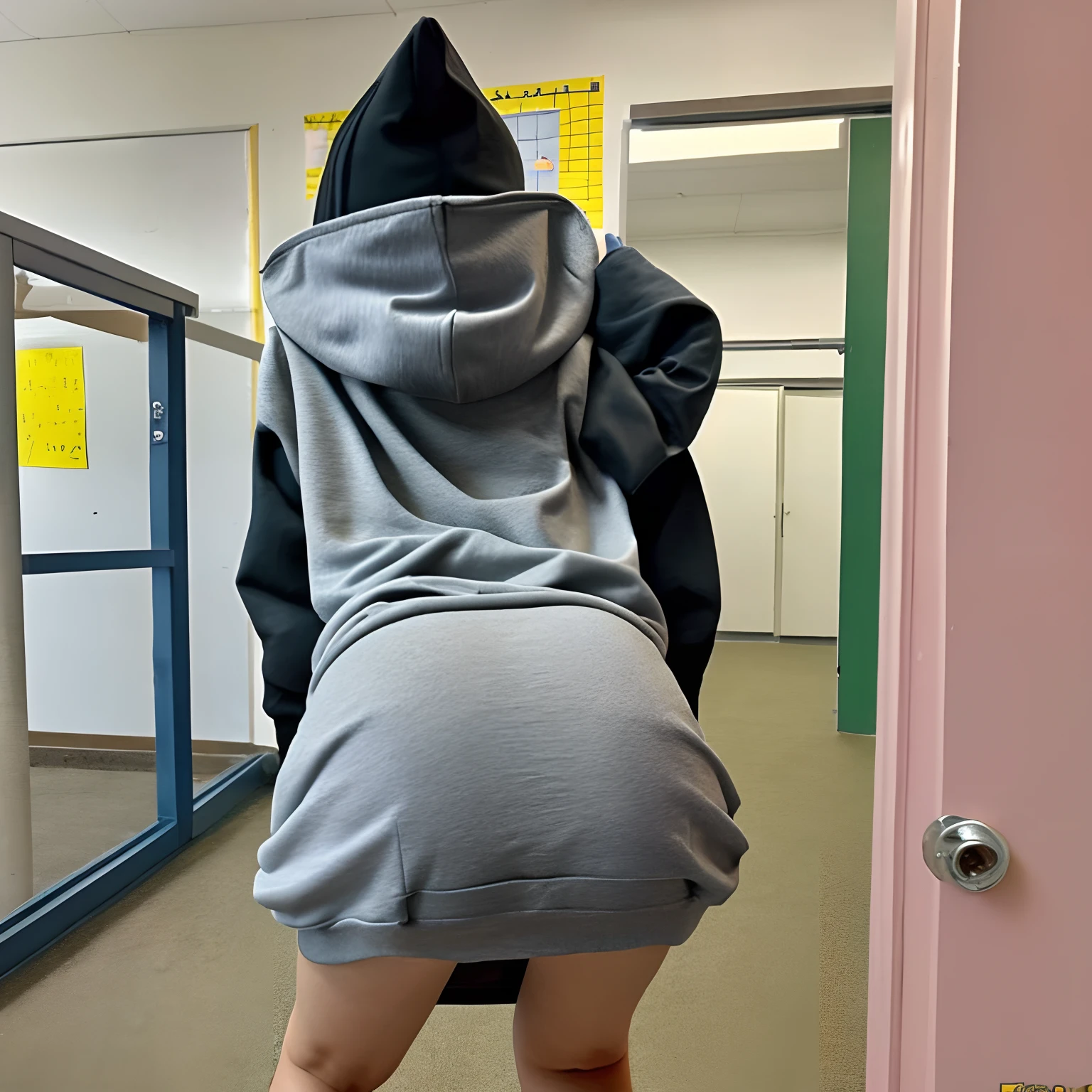 Elementary school girl, s ass, hoodie Dress,secret room,fart,