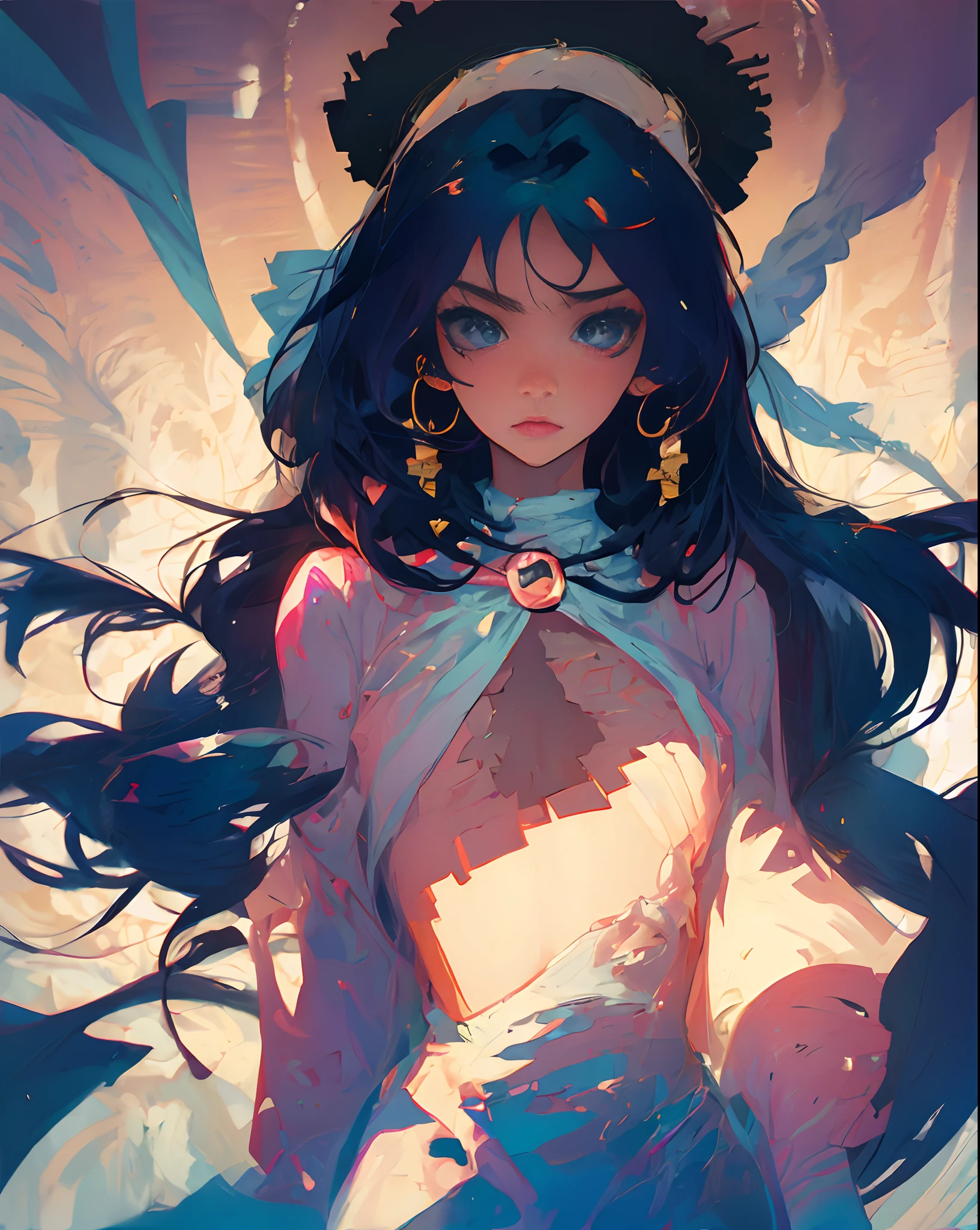 Naked anime girl