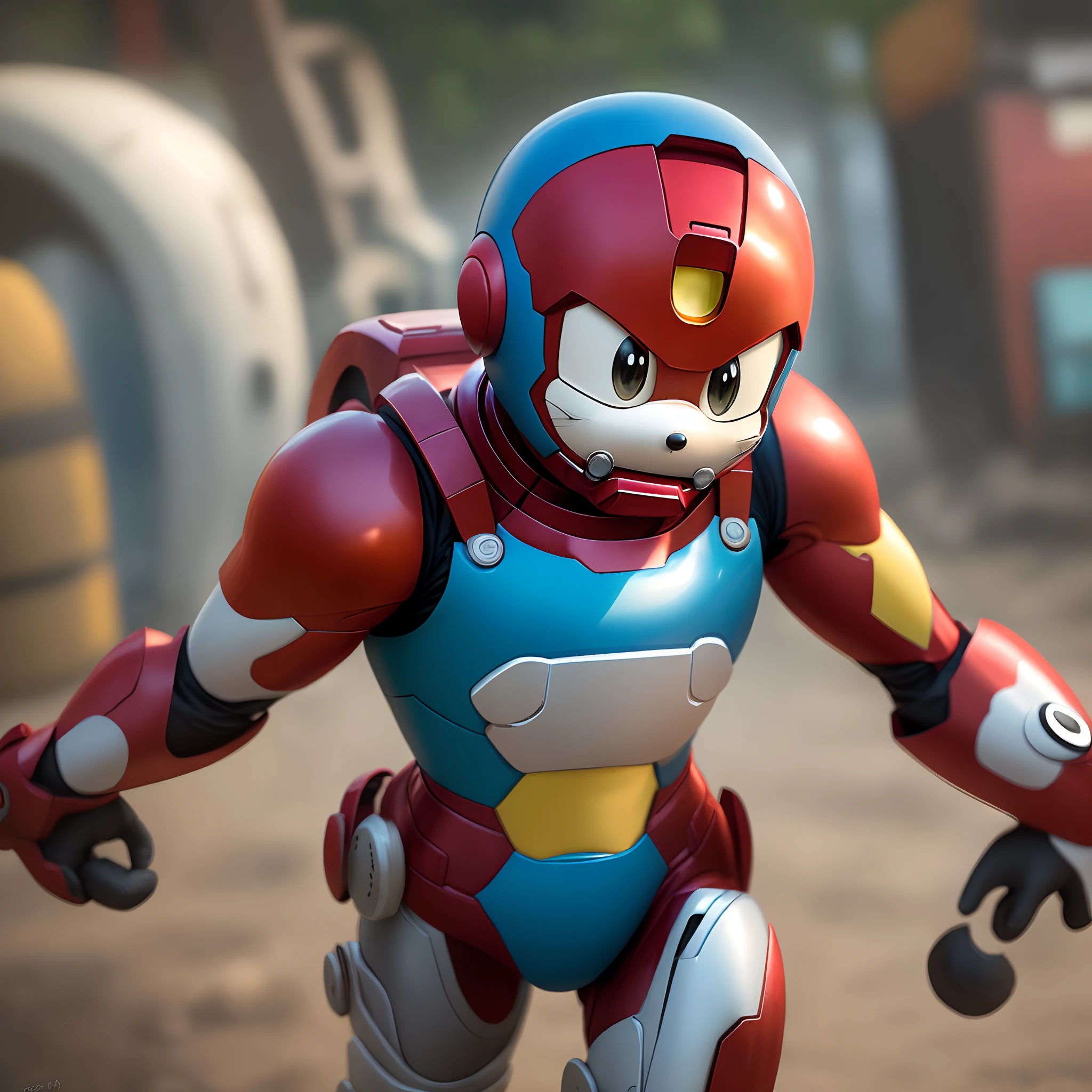 Doraemon as an Ironman suit