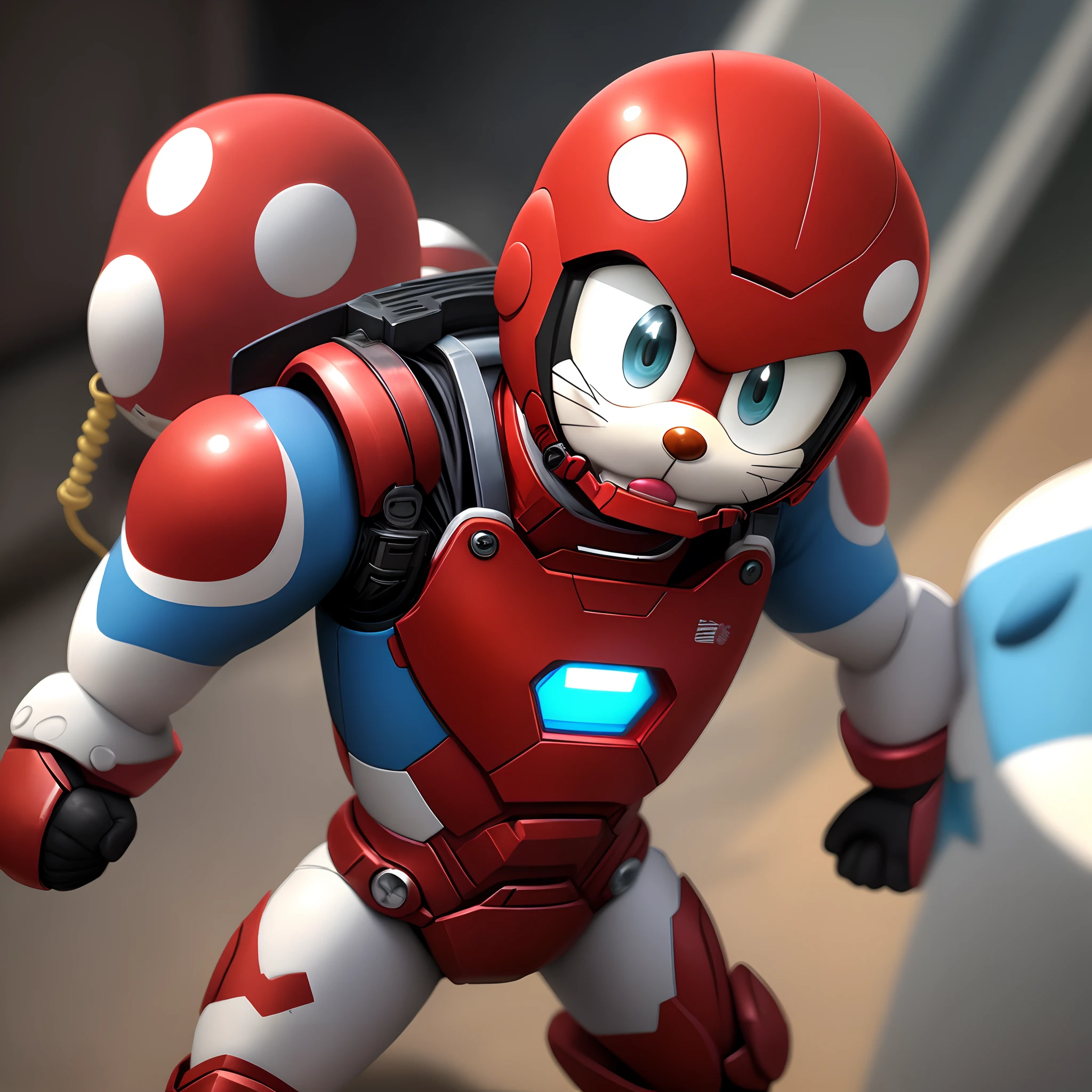 Doraemon as an Ironman suit