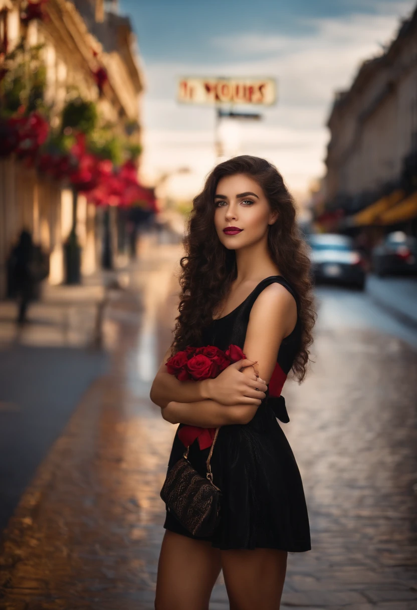 hot teen girl holding a sign written "I'm yours"