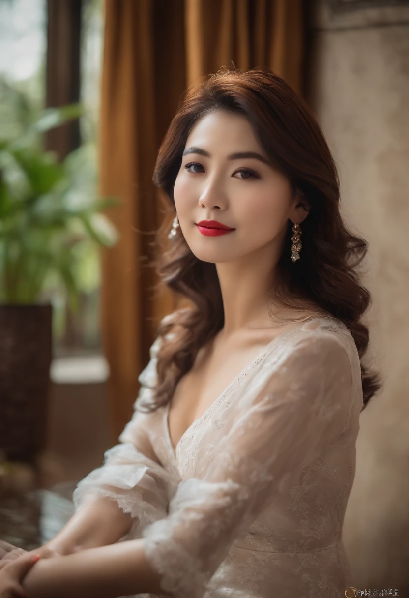 1girl in、Raw photo、age 40s、A MILF、large full breasts、japanes, clean legs、Calm fashion、sexypose、(High color saturation:1.0), (highlydetailed skin), (Best Quality:1.0), (超A high resolution:1.0) ,(photographrealistic:1.0), (ultra-detailliert:1.0), (in 8K, Raw photo:1.1),(Dynamic Pose)
