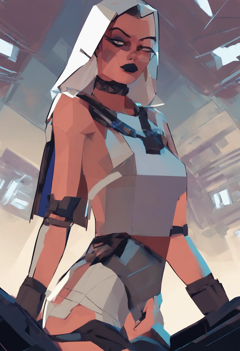 <lora:tarot card 512x1024:1> ,th1, high collar, covered mouth, underboob, large breasts, long hair, midriff, revealing clothes, gloves, breasts tattoo, white pants, th1, mask, large breasts, long hair, gloves, revealing clothes, armor, breasts tattoo, skirt,