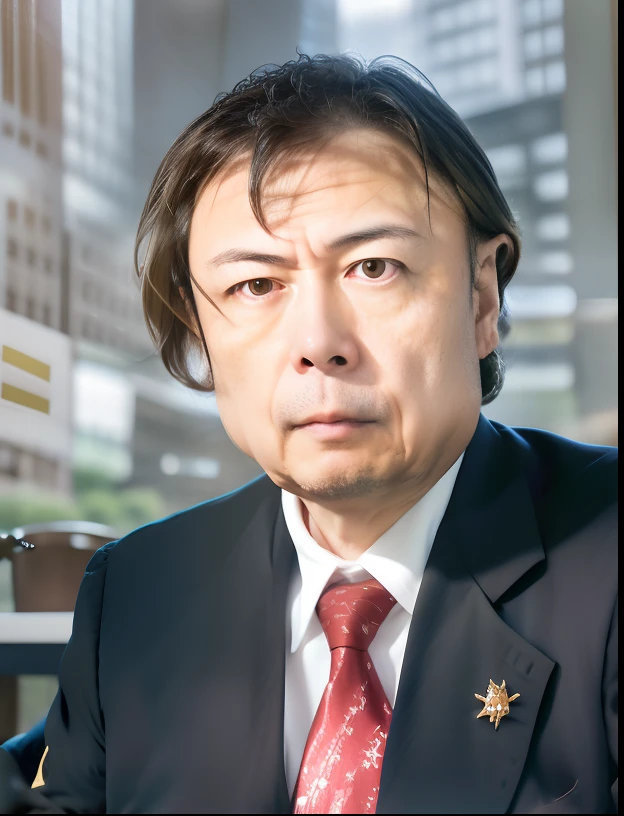 Araphedo man in suit and tie sitting in front of window, takashi takeuchi, yoichi hatakenaka, Haruhiko Mikimoto, katsura masakazu, tatsuya endo, Mamoru Nagano, akiyuki shinbo, daisuke tsutsumi, tsuyoshi nagano, Yoshiaki Kawajiri