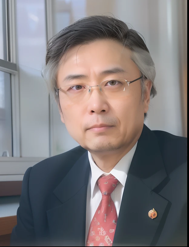 Araphedo man in suit and tie sitting in front of the window, takashi takeuchi, yoichi hatakenaka, Haruhiko Mikimoto, katsura masakazu, tatsuya endo, Mamoru Nagano, akiyuki shinbo, daisuke tsutsumi, tsuyoshi nagano, Yoshiaki Kawajiri